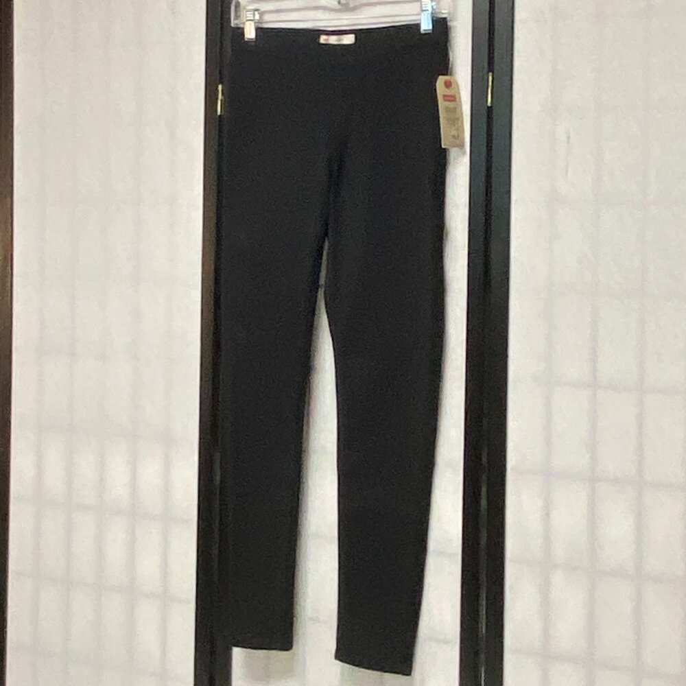 Levi's Pull On Super Skinny Legging Jegging Girls 16 NWT Black Adjustable Waist - Picture 4 of 12